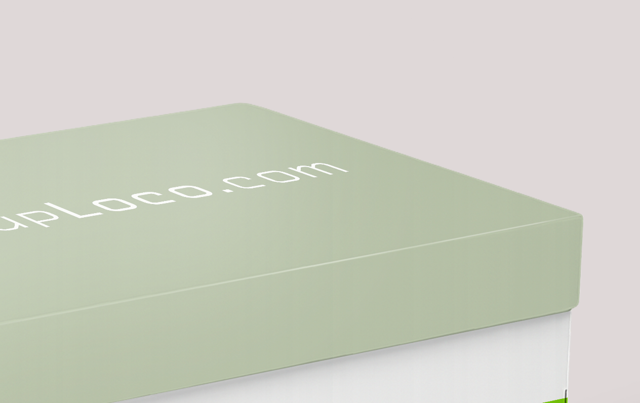 White Sneaker Shoe Box Mockup – High-Resolution PSD