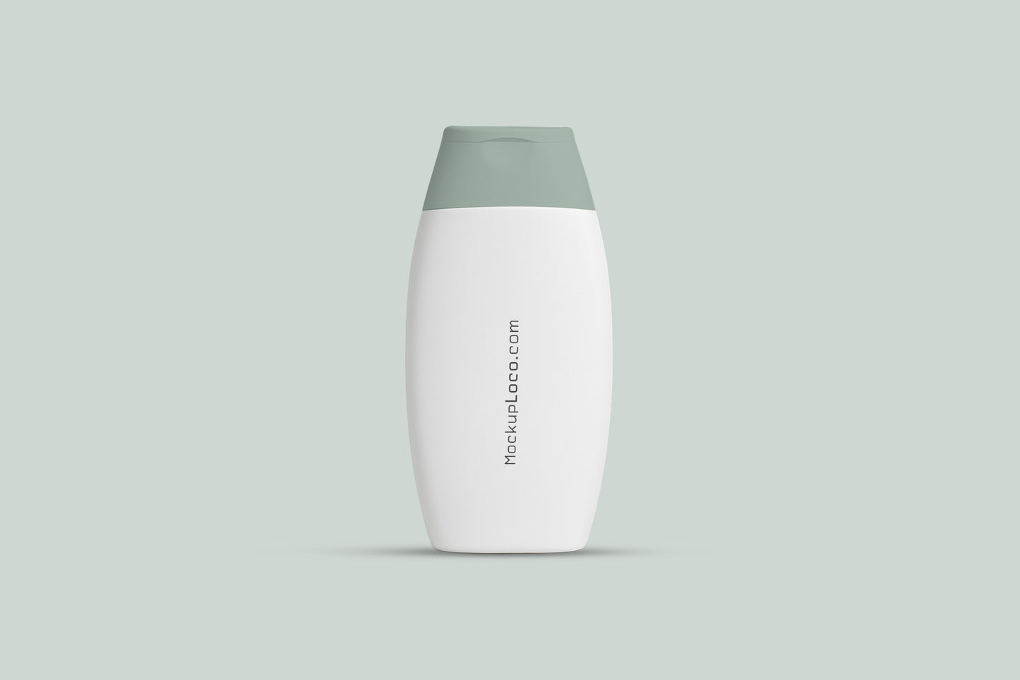 White Shampoo Bottle Mockup